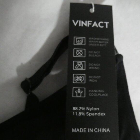 VINFACT | XXL | Black Padded Bra | Wireless | NWT - Picture 5 of 10